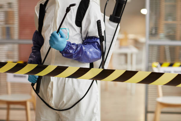 Professional Blood Cleanup technician working in Lake Grove, NY